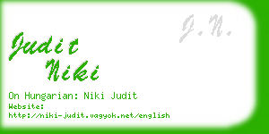 judit niki business card
